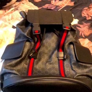 GG Black backpack